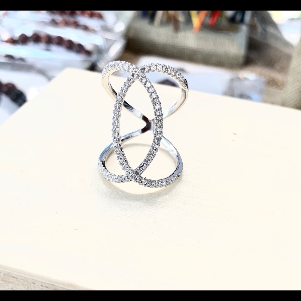 Sterling Silver Circles Ring